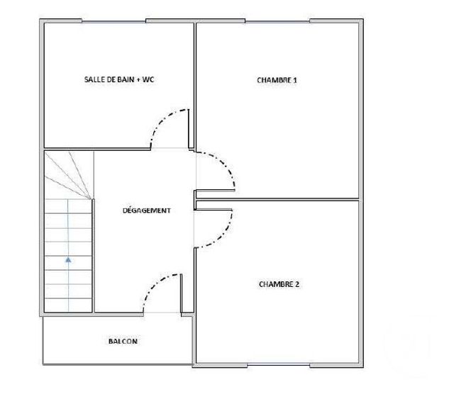 maison à vendre - 4 pièces - 73.86 m2 - JOINVILLE LE PONT - 94 - ILE-DE-FRANCE - Century 21 Vabel Immobilier