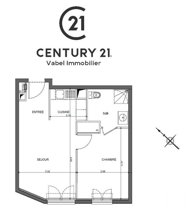Appartement F2 à vendre JOINVILLE LE PONT